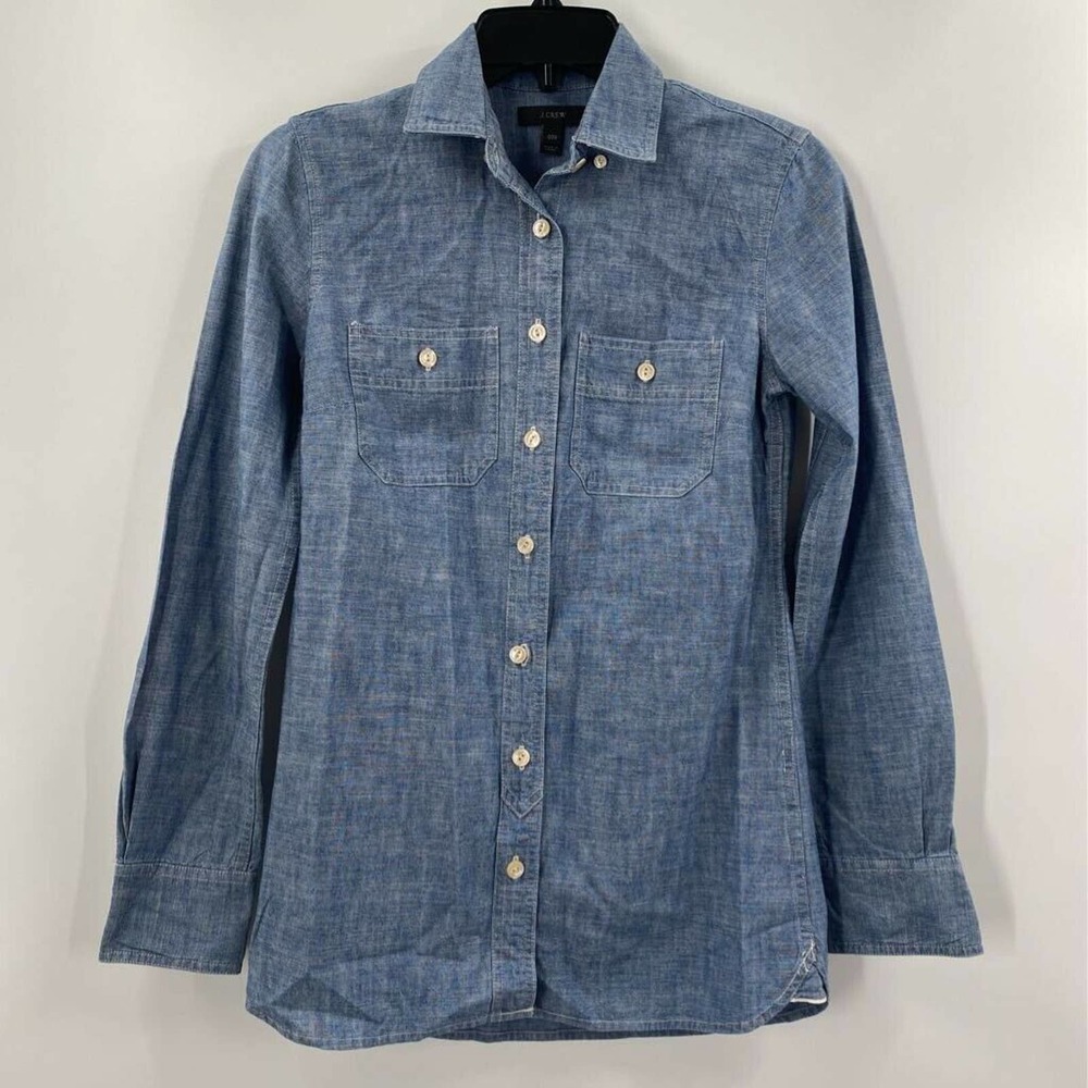J.Crew Denim Button Front Shirt
